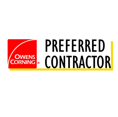 Owens Corning Preferred Contractor badge